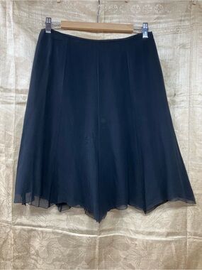 Chico's Black A-Line Flow Skirt